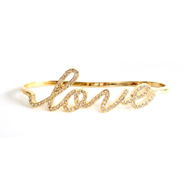 Bracelete Love c/Brilhantes e Ouro 18k
